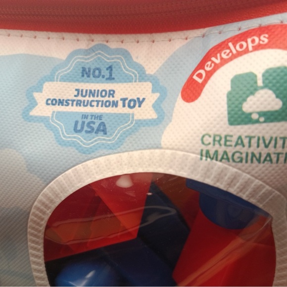 Fisher-Price Mega Bloks Bright Building Set 80 count blocks - Picture 9 of 9